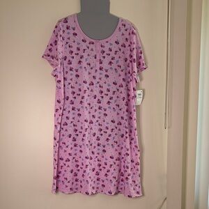 Charter Club Lavender Floral Nightgown